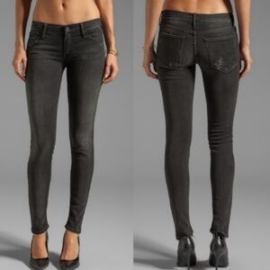 Mother The Looker in Destroyed Ride Black Denim Size 25